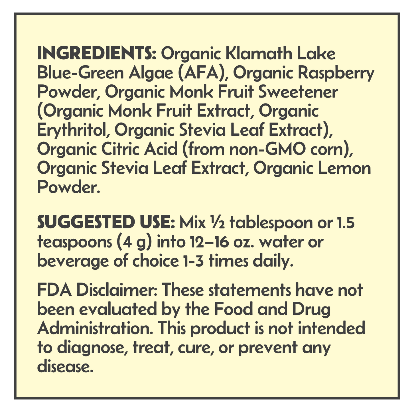 Original Raspberry Lemonade 200g